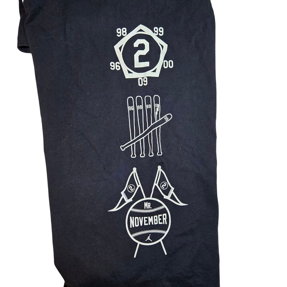 Vintage Jordan Brand Derek Jeter 3/4 Sleeve Legacy Baseball Shirt Men's Size XXL - Picture 4 of 7